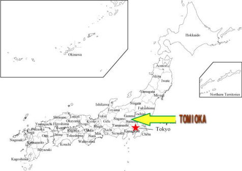 Map of Tomioka